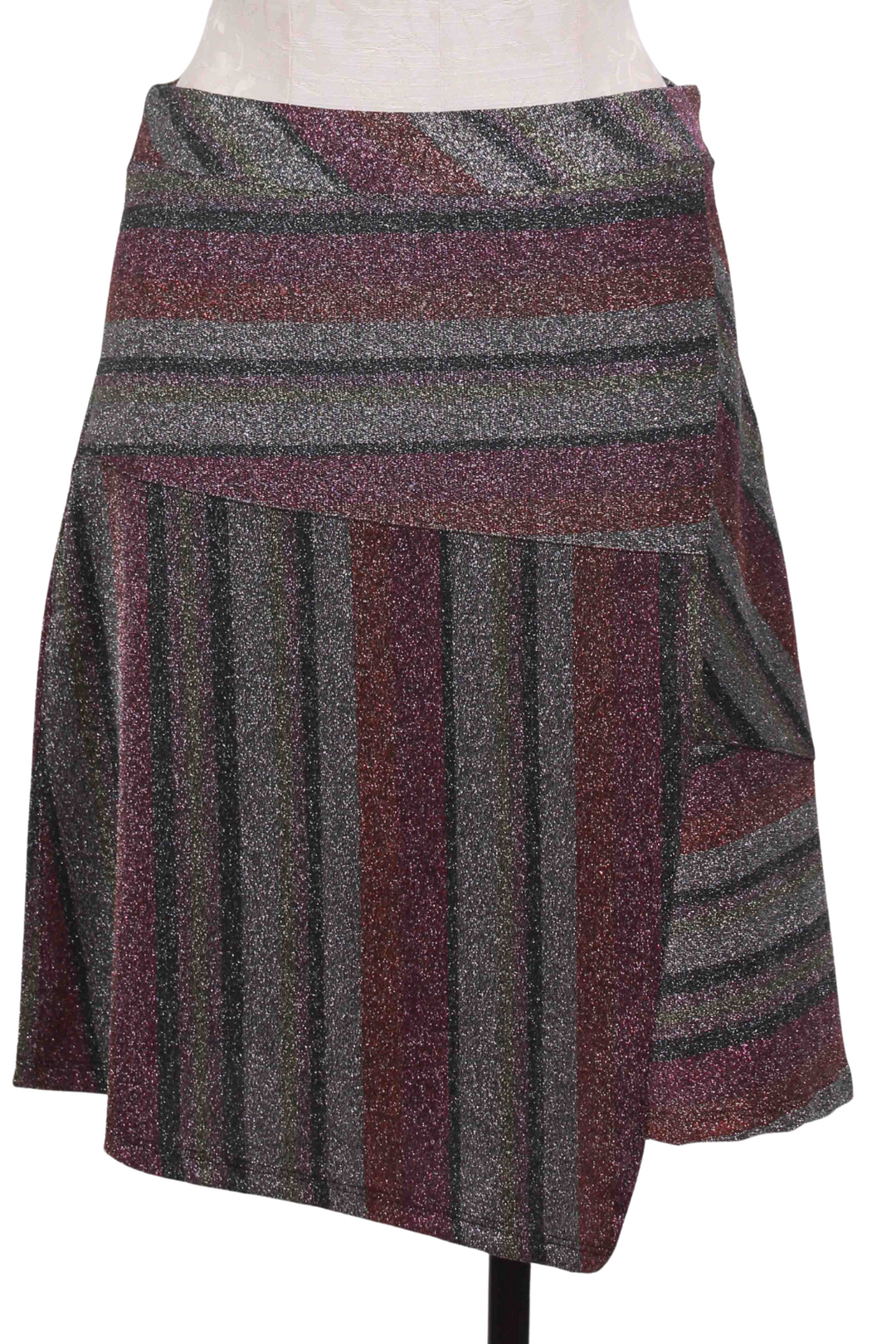 Novella Stripe Cava Skirt by Isle by Melis Kozan