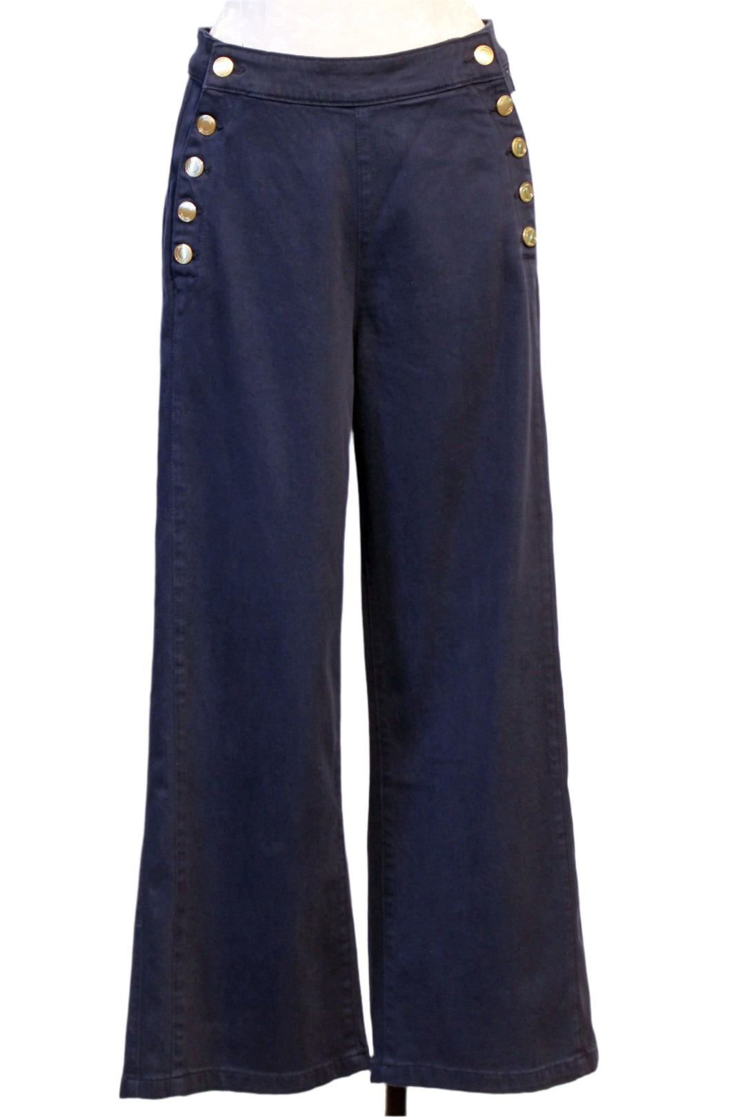 Bright Navy Hepburn Wide Leg Jean by DL1961
