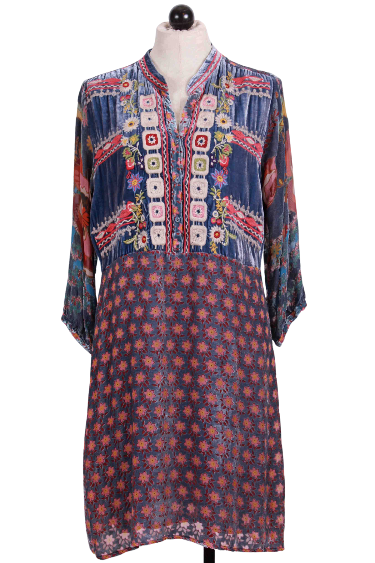 Johnny was flare outlet sleeve tunic dress