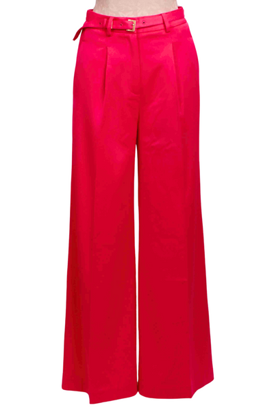 Hot Pink Alexia Satin Pants by Generation Love