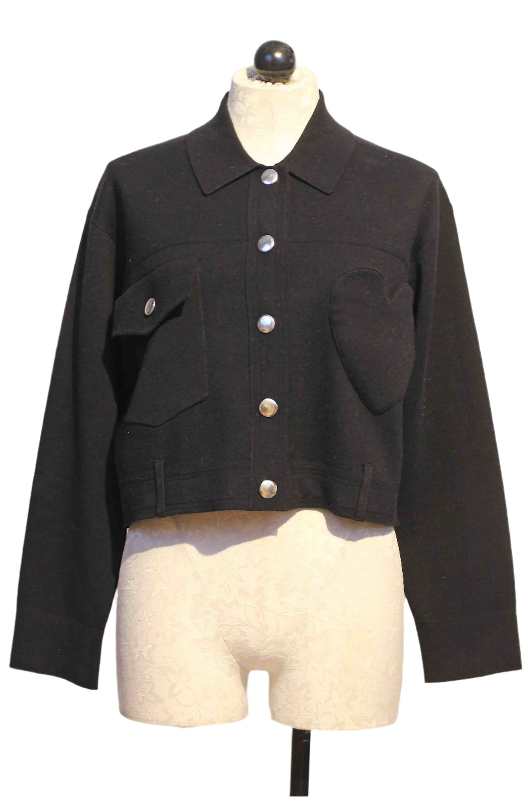 Black Beat Goes On Sweater by Lisa Todd