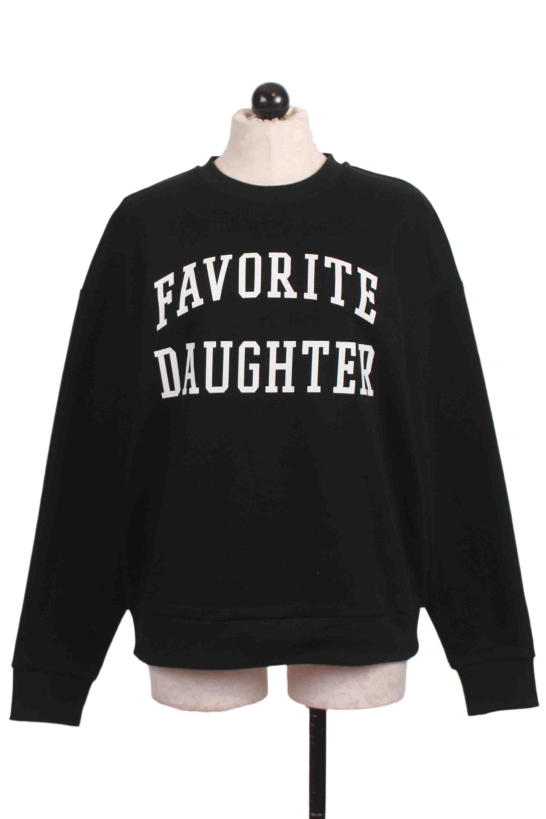Black and White Collegiate Sweatshirt by Favorite Daughter