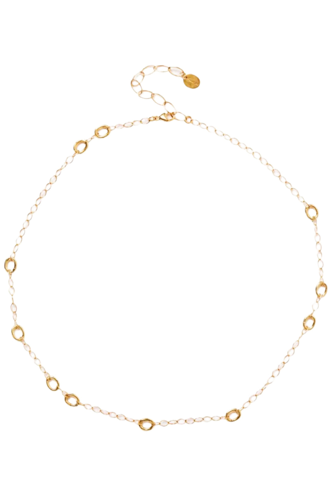 Gold-Plated Brass Link Chain Necklace by Chan Luu