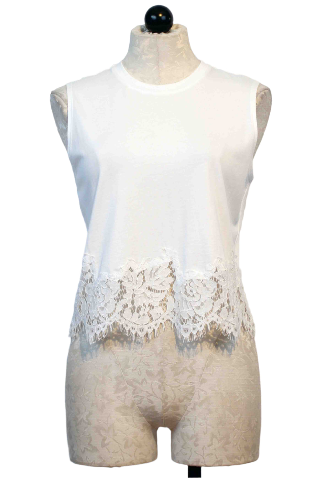 White Palani Lace Combo Top by Generation Love