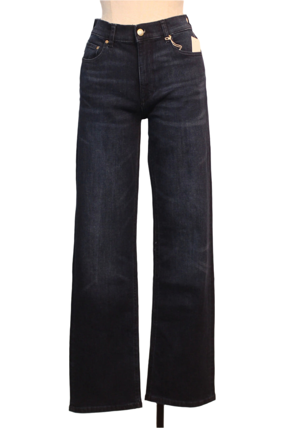 Patti Straight Leg High Rise 31" Jean by DL1961 in the Blue Cave Wash