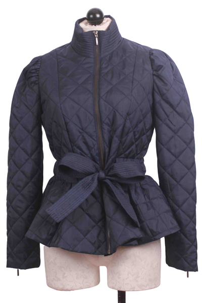 Midnight Ink Quilted Raven Jacket by Marie Oliver