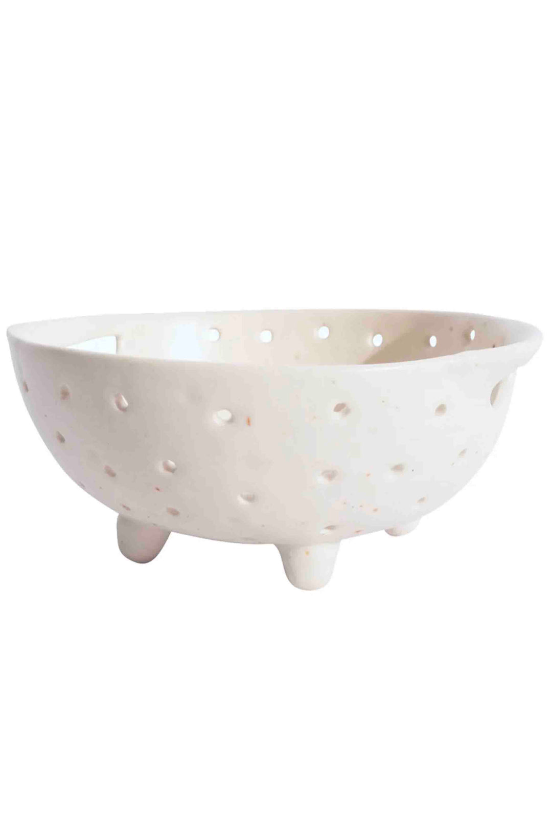 Speckled Footed Ceramic Berry Bowl by Sugarboo Designs