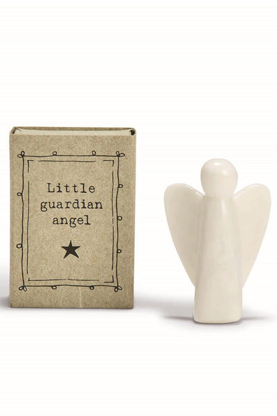 Little Porcelain Guardian Angel in a Gift Box