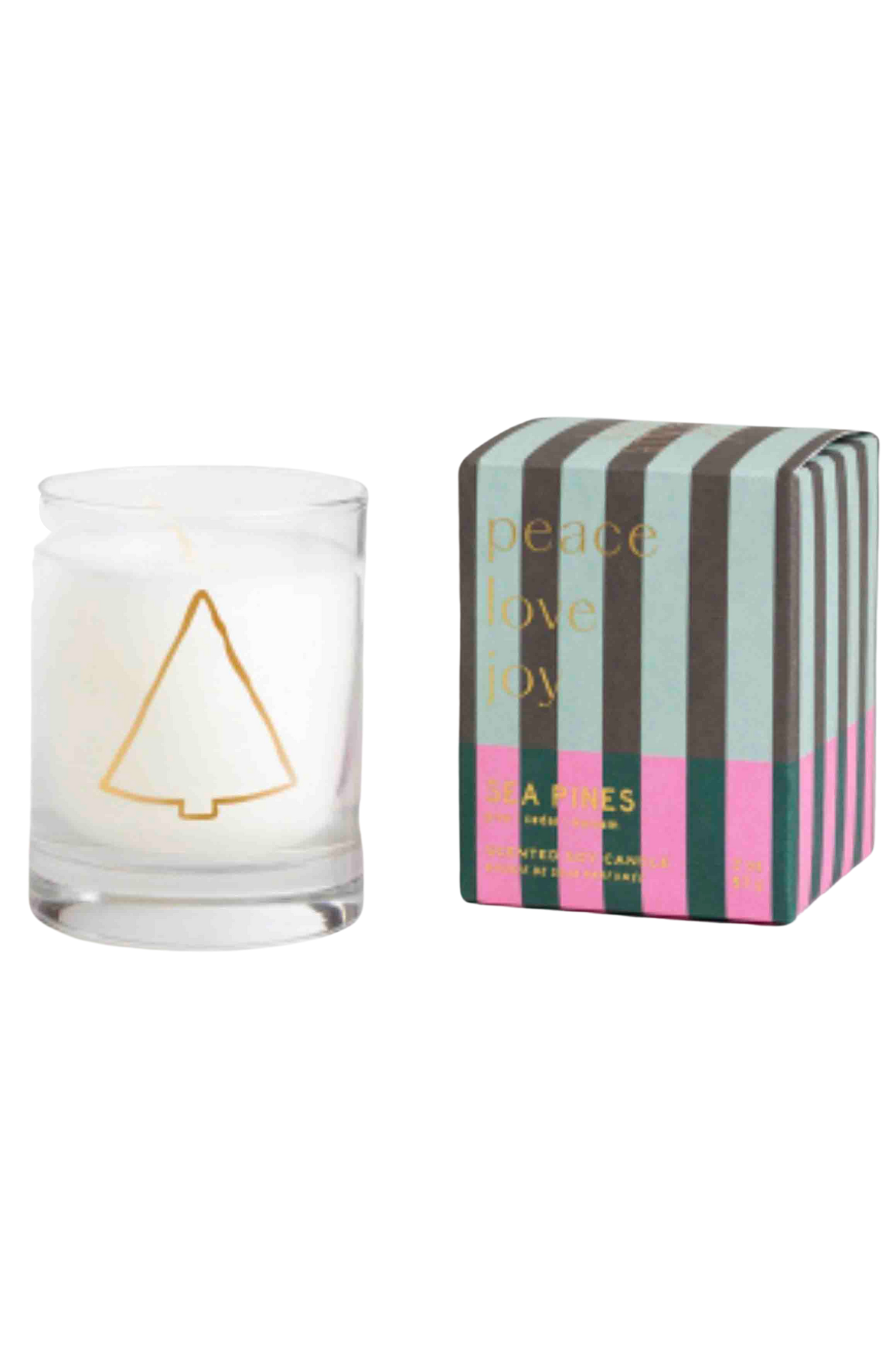 Sea Pines Boxed Holiday Votive Scented Soy Candle by Mersea