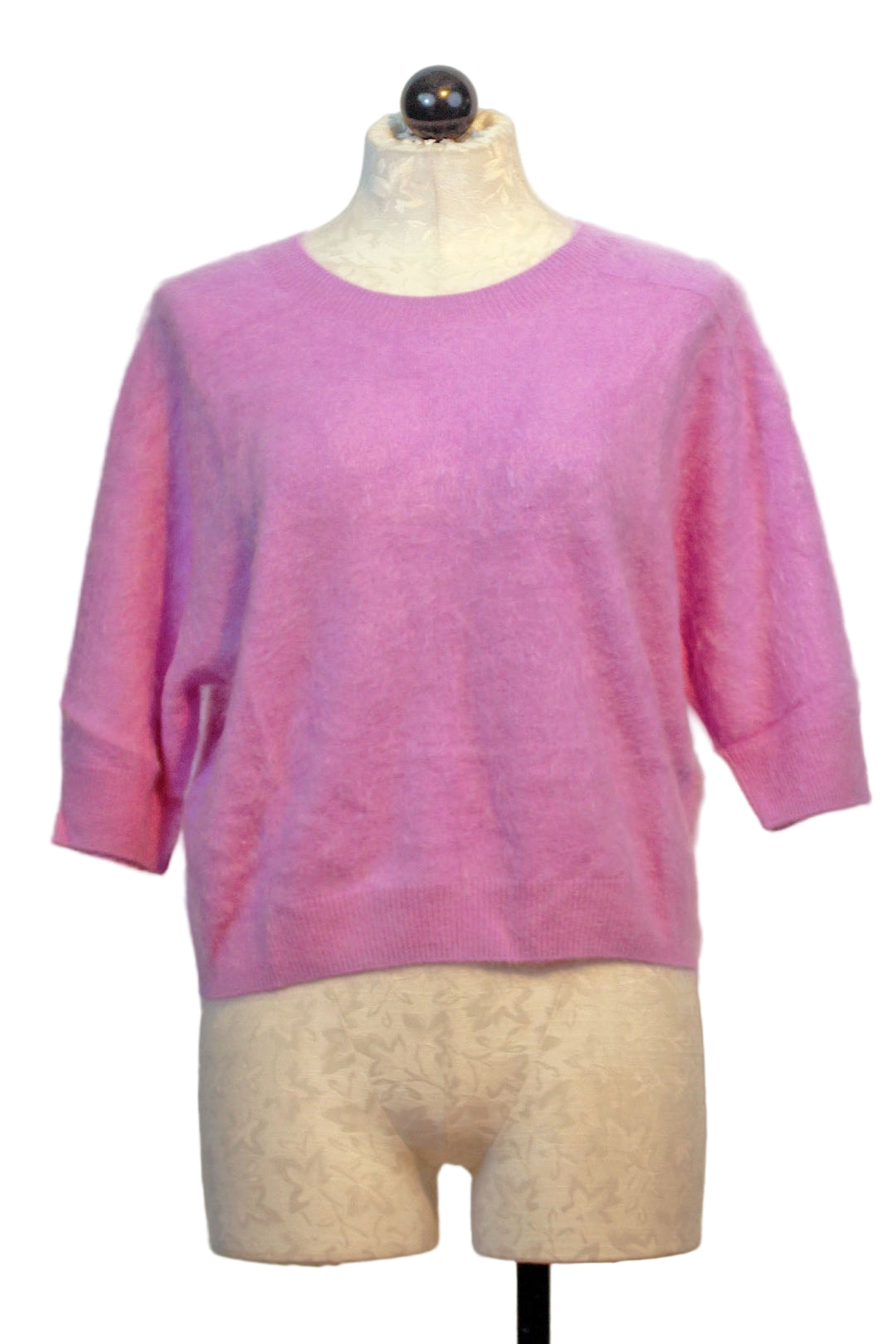 Misty Purple Brushed Belli Tee Sweater by Colorush