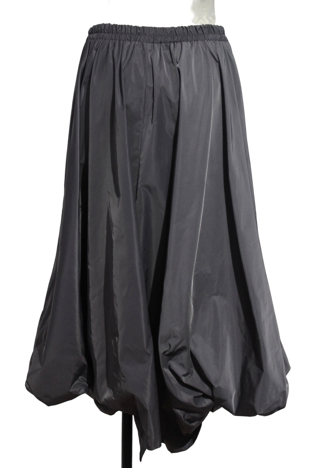 back of the Lava colored Architectural Skirt by Planet