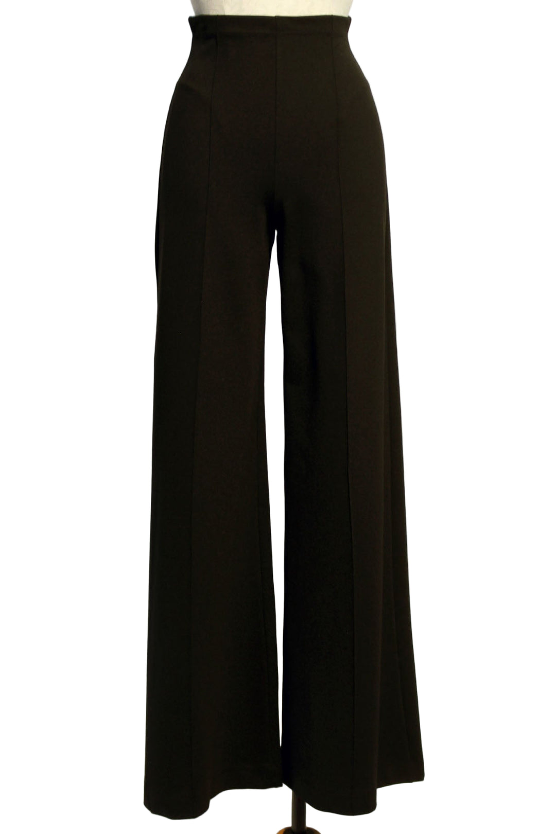 Black Ponte Knit Wide Leg Pant by Ripley Rader