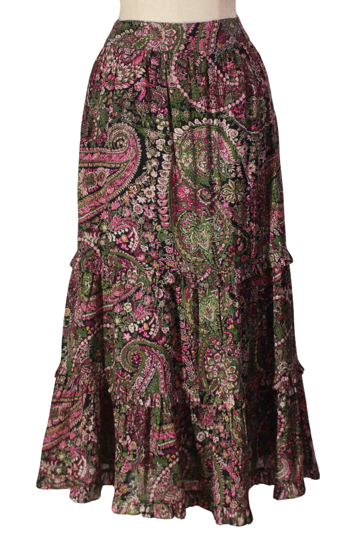 Caymen Paisley Purple Darcy Ankle Skirt by Cleobella