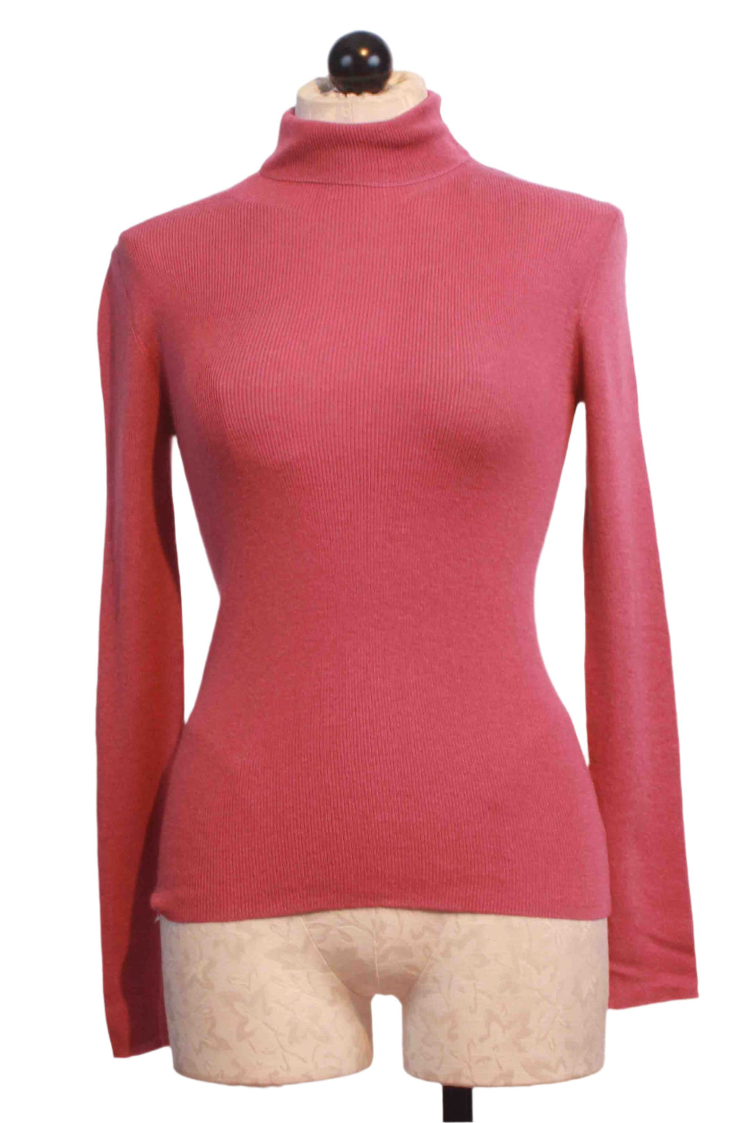 Pink Fine Ribbed Turtleneck by Compania Fantastica