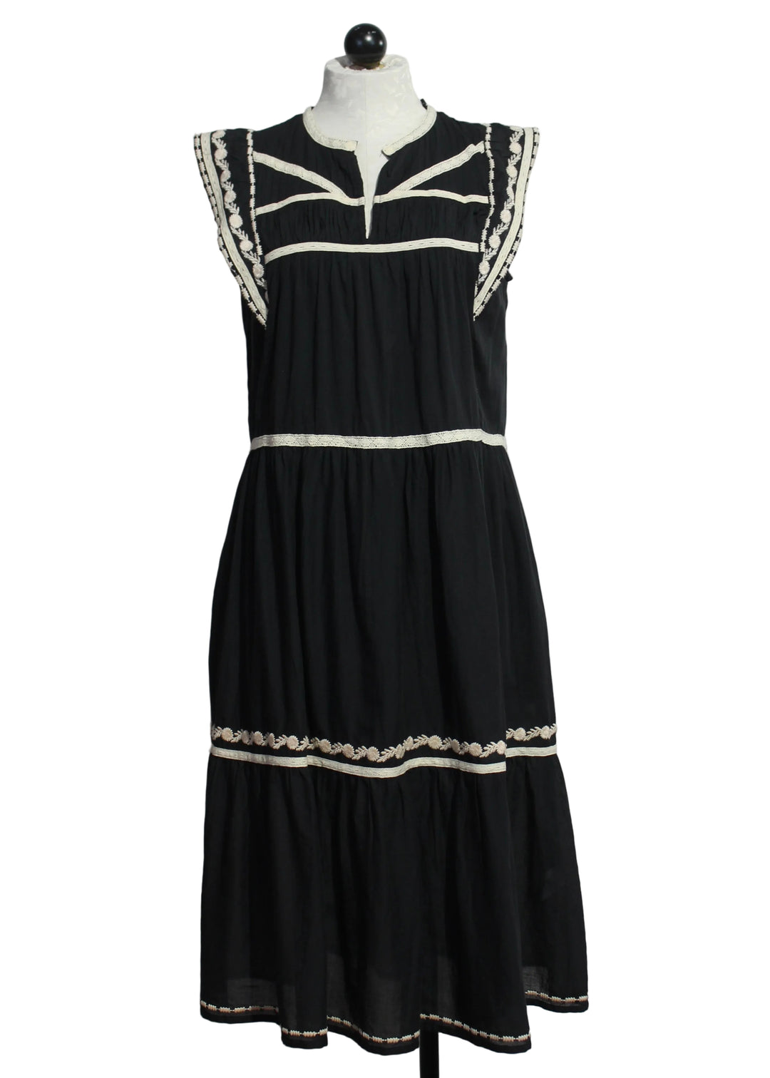 The Black Roleo Dress by MKT Studio 