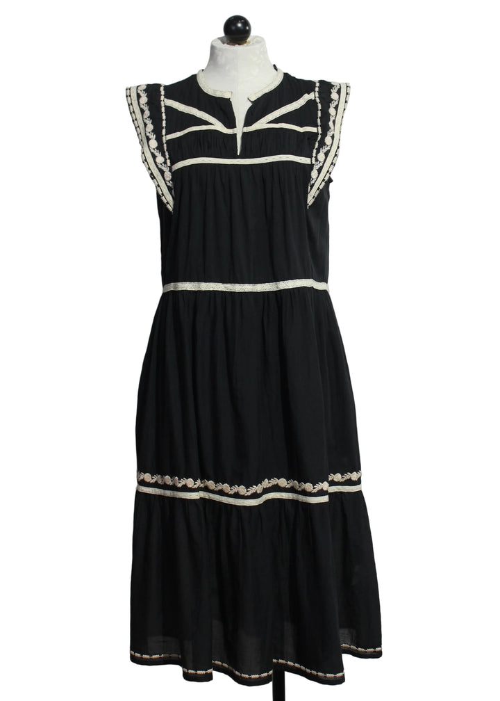 The Black Roleo Dress by MKT Studio 