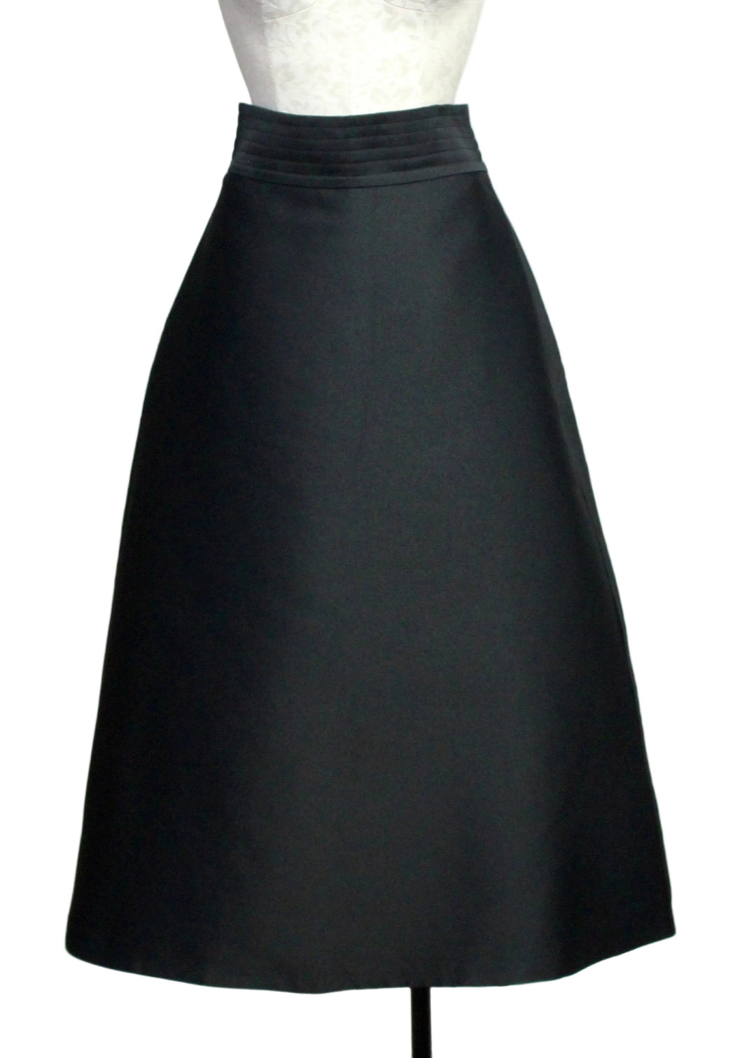 High waisted Black Sable Skirt by Emily McCarthy 