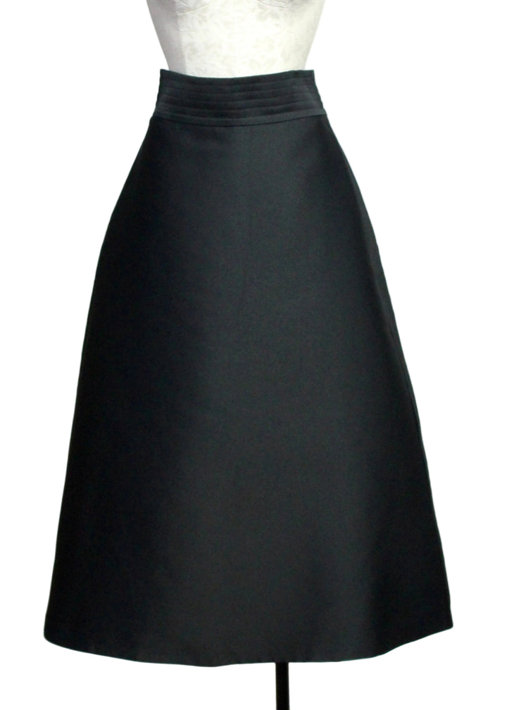 High waisted Black Sable Skirt by Emily McCarthy 