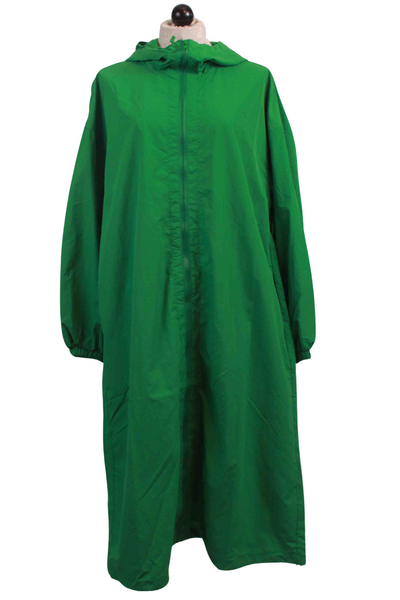 Green Technical Trench Coat by Compania Fantastica