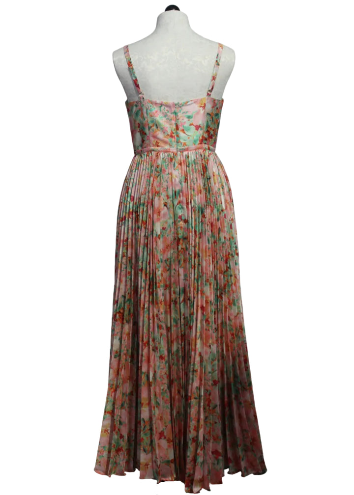 back view of The Kylan Dress by Hutch ln the Multi Azalea Garden Print i