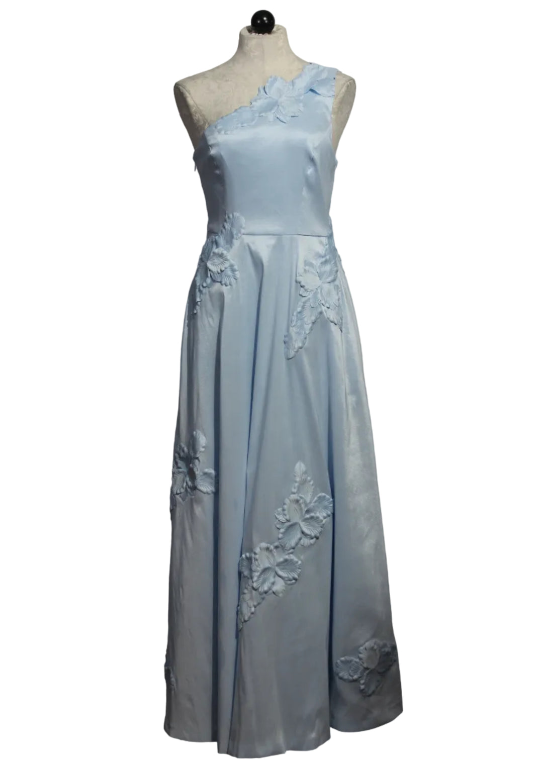 Baby Blue One Shoulder Adelaide Dress by Hutch