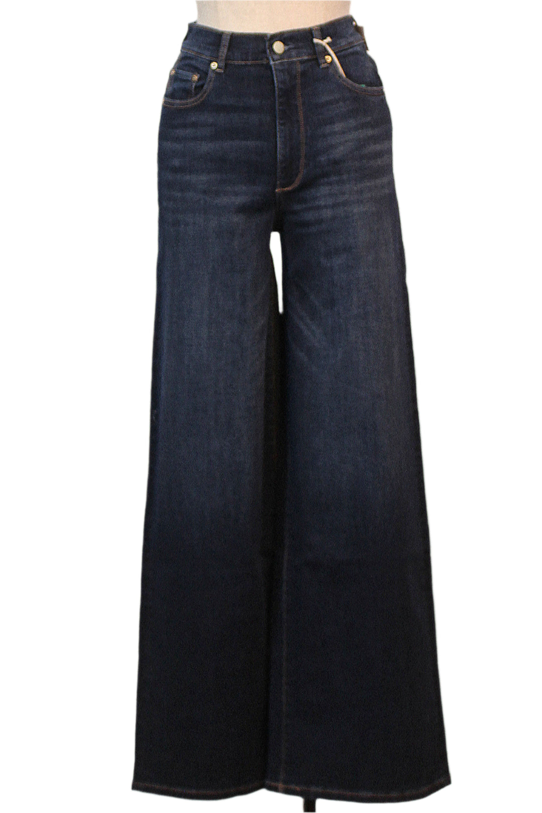 High Rise Vintage 32" Mediterranean Hepburn Wide Leg Jean by DL1961