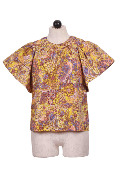 Persey Top by Marie Oliver in the Meadow print