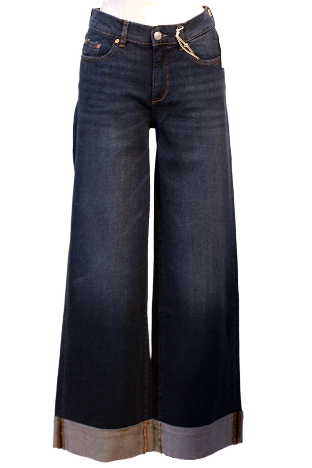 Boardwalk Cuffed (Highluxe™) Hepburn Wide Leg Jean by DL1961 