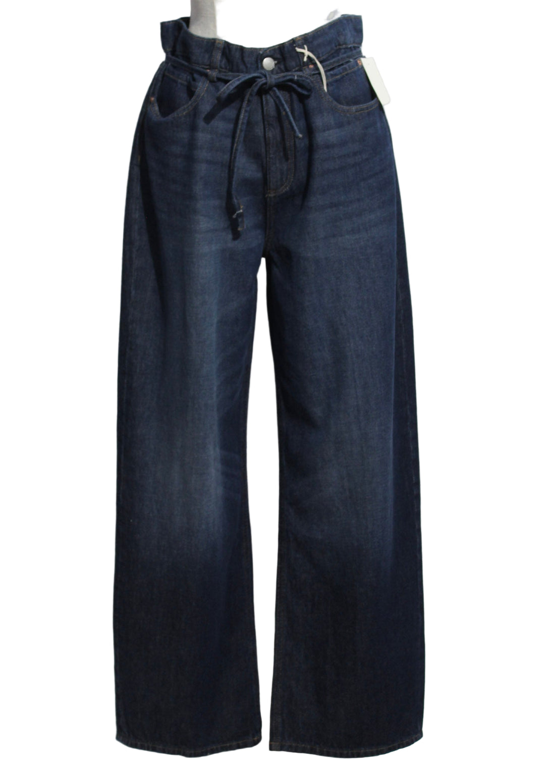 Space Blue Casie 31" Mid Rise Relaxed Wide Leg Jean by DL1961