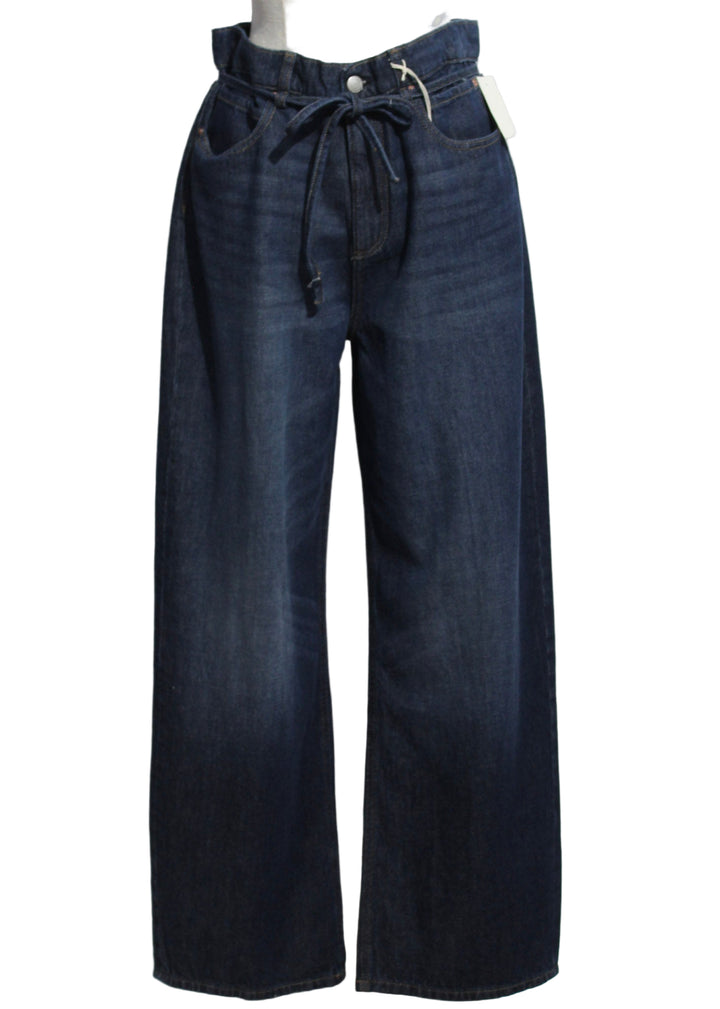 Space Blue Casie 31" Mid Rise Relaxed Wide Leg Jean by DL1961