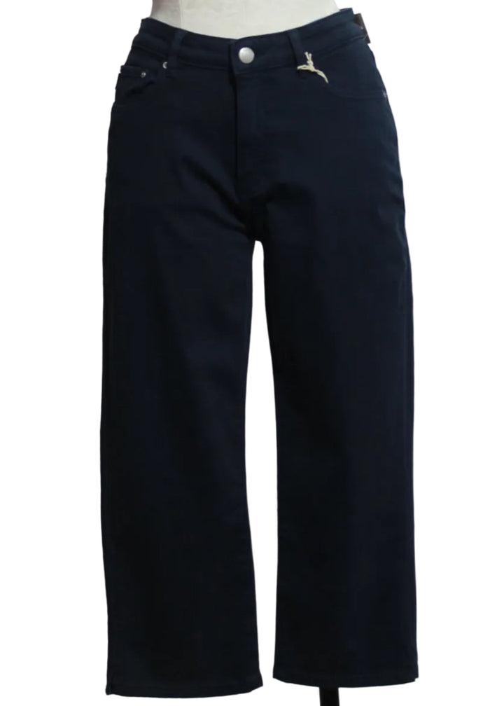 Bright Navy Kristy Cropped Capri by DL1961
