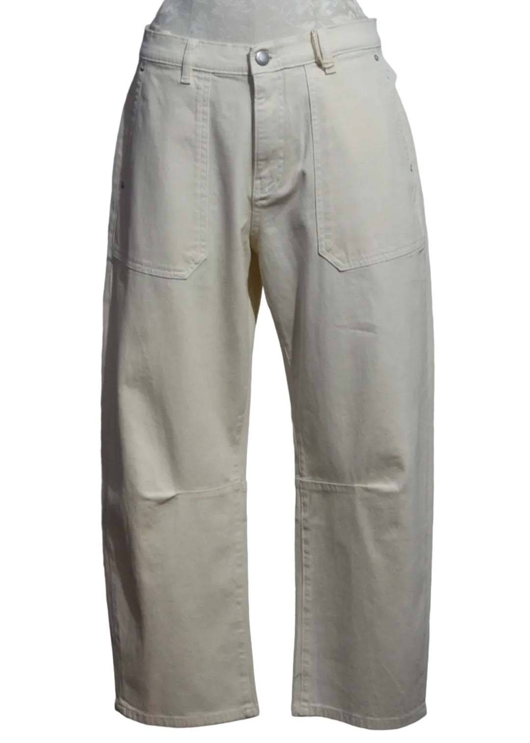 Crema Colored Bilie Easy Barrel Jean by DL1961 