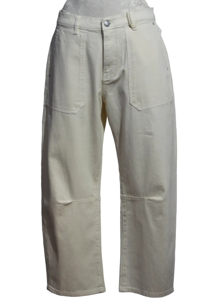 Crema Colored Bilie Easy Barrel Jean by DL1961 