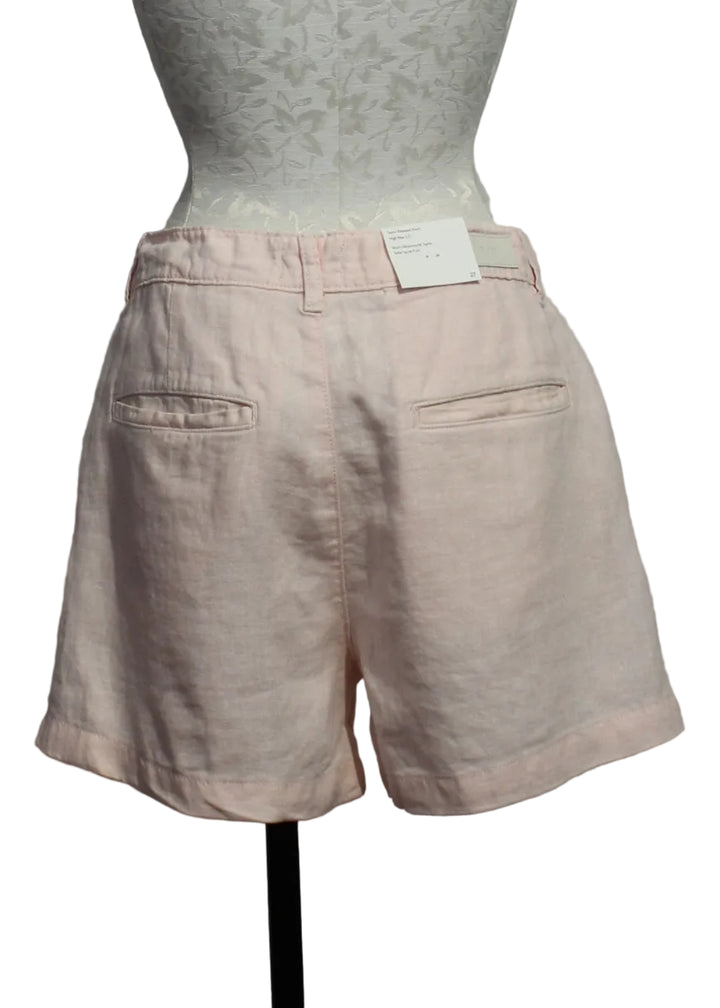 back view of Ballet colored Taylor Relaxed High Rise 3.5" Short by DL1961