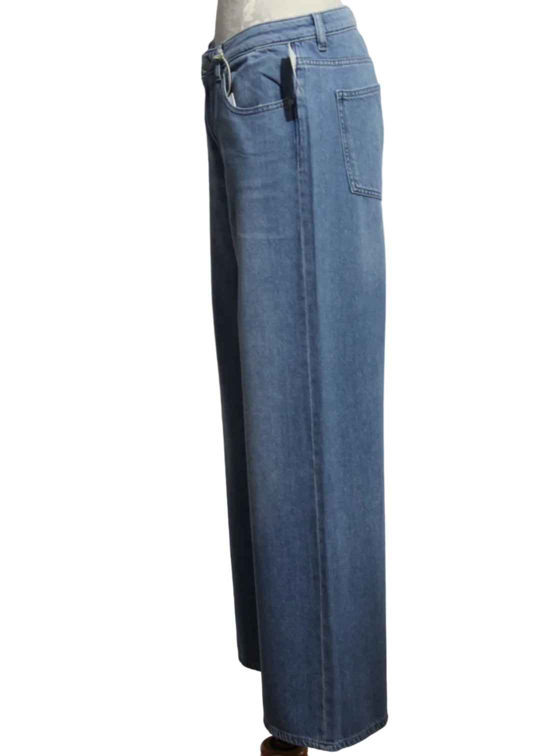side view of Low Rise Alex Baggy Wide Leg Jean by DL1961