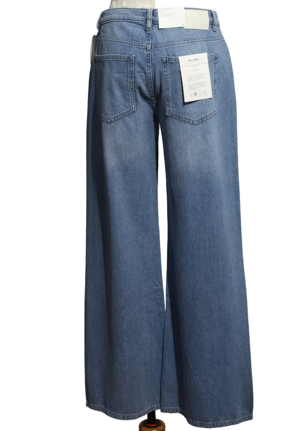 back view of Low Rise Alex Baggy Wide Leg Jean by DL1961