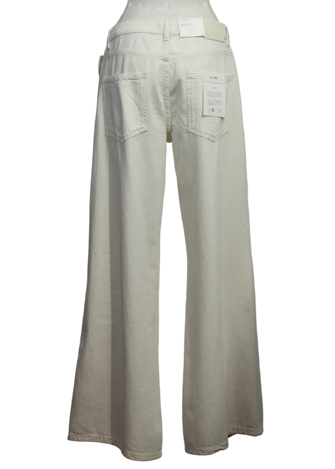 back view of Alex Baggy Wide Leg Low Rise 32 by DL1961 