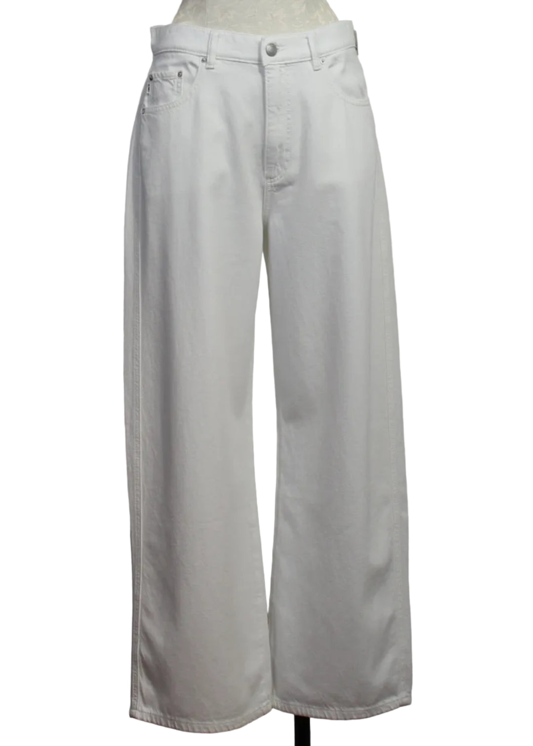 White Aura Taylor Relaxed Barrel High Rise 28 by DL1961 