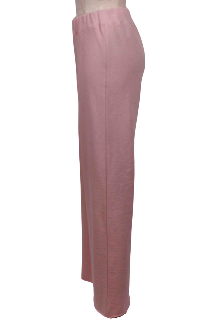 side view of Rose Quartz Slub Terry Pant by Goldie LeWinter