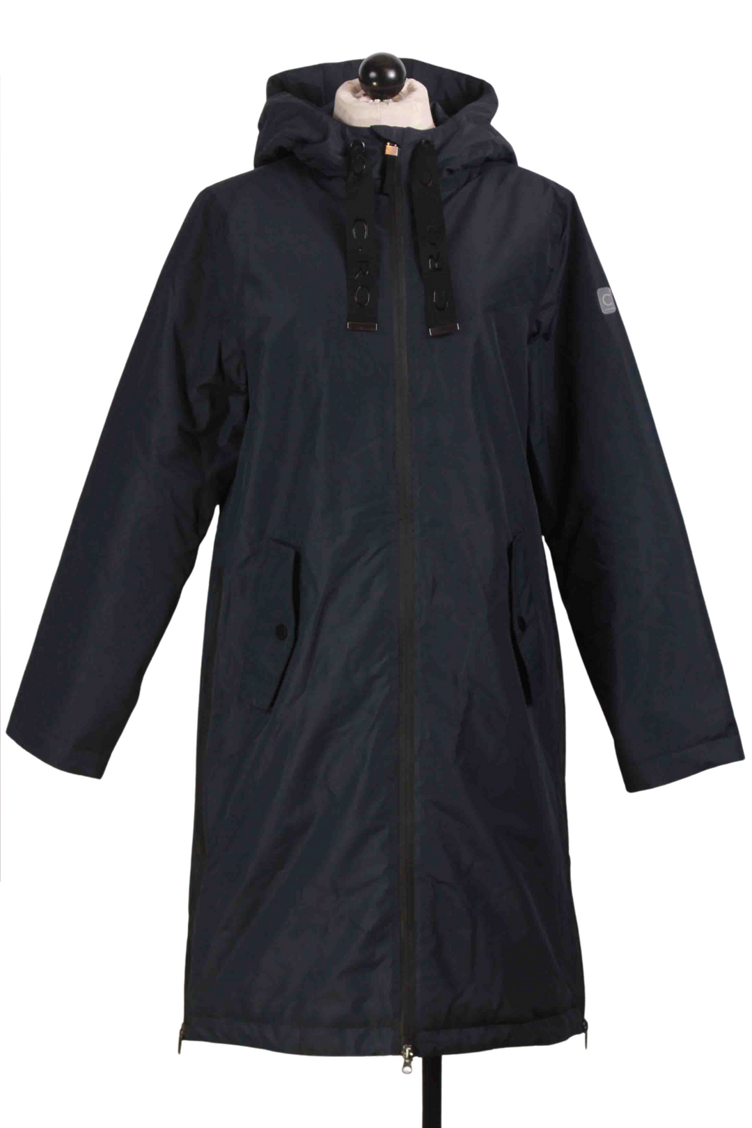 Dark Navy Magic Raindrops Jacket by C-RO and Etage