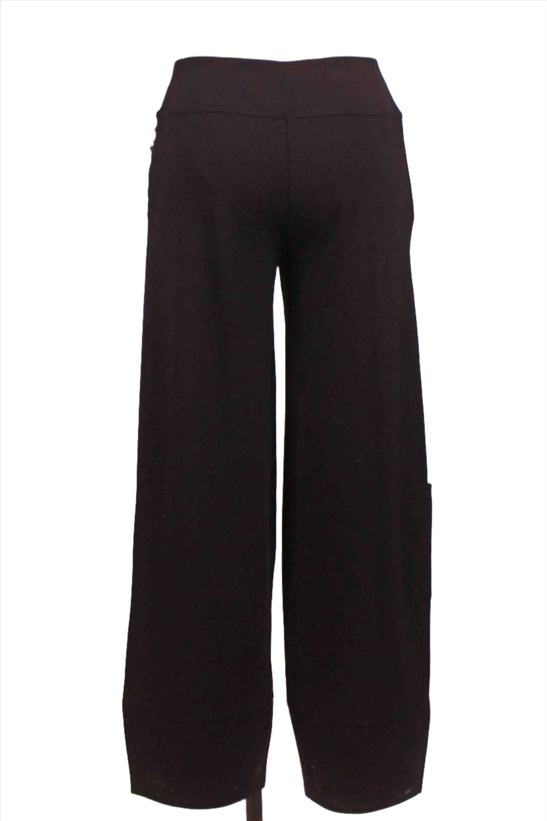 back view of black Power Stretch Ankle Pant by Habitat