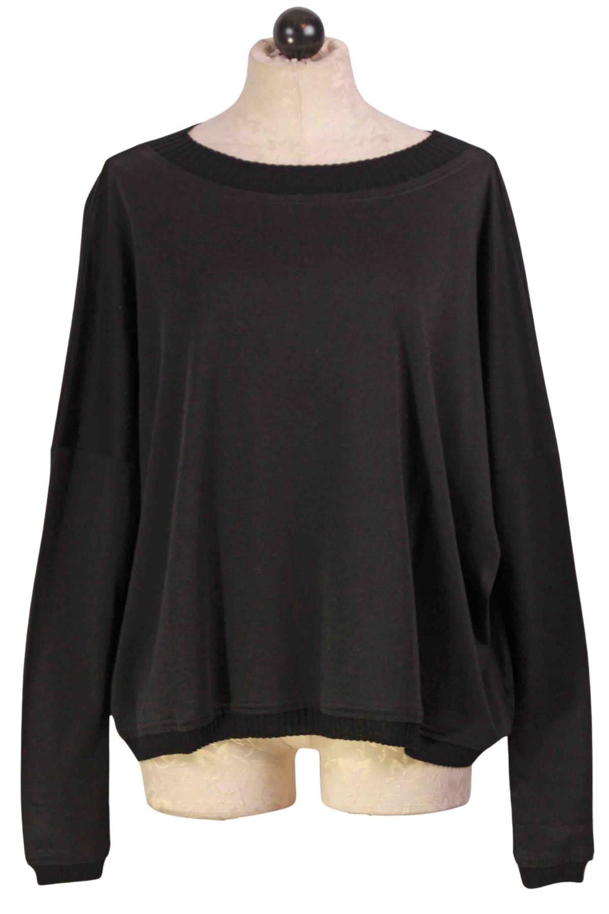 black Off the Shoulder Top by Planet