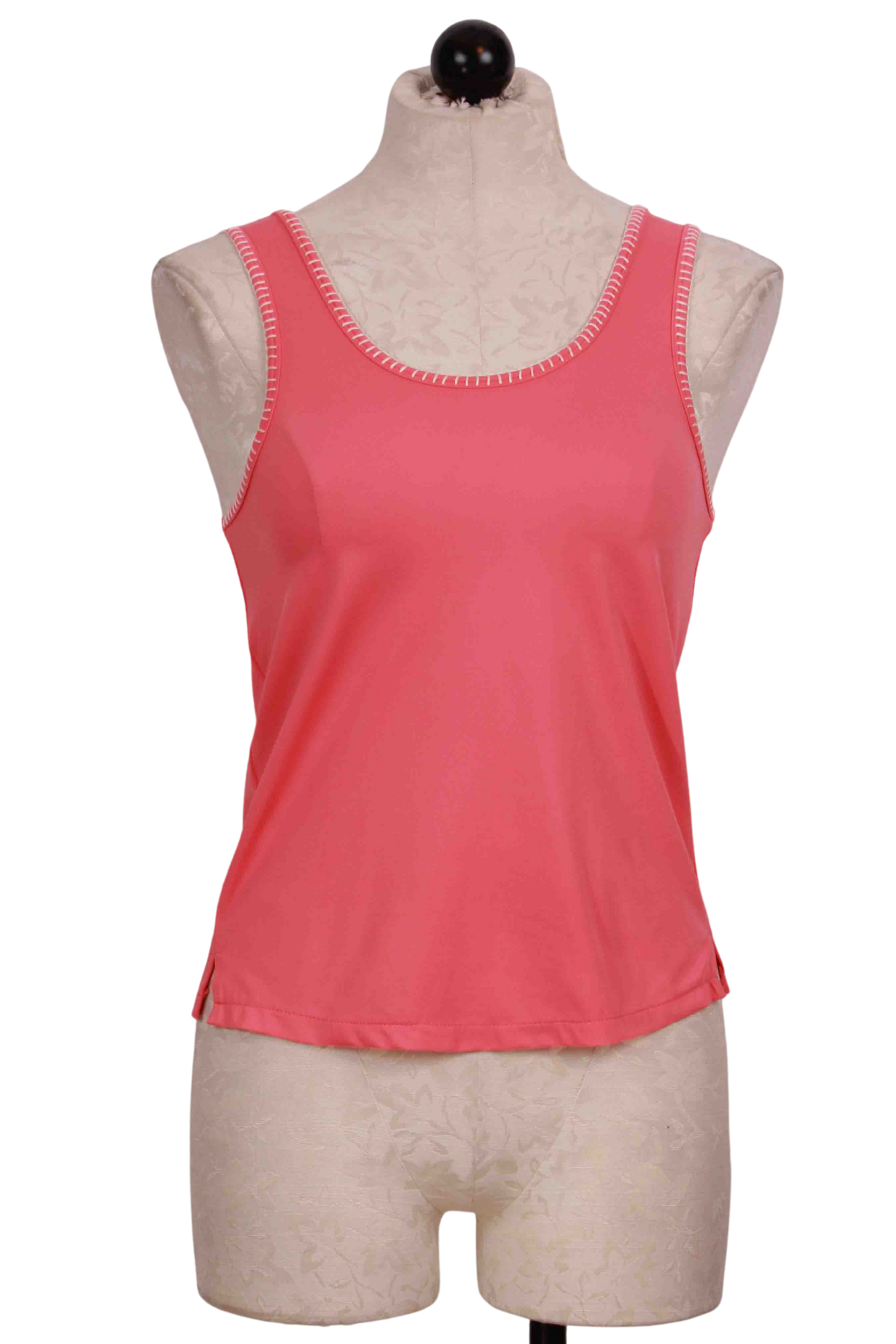 Coral Whipstitch Tank Top by Cabana Life
