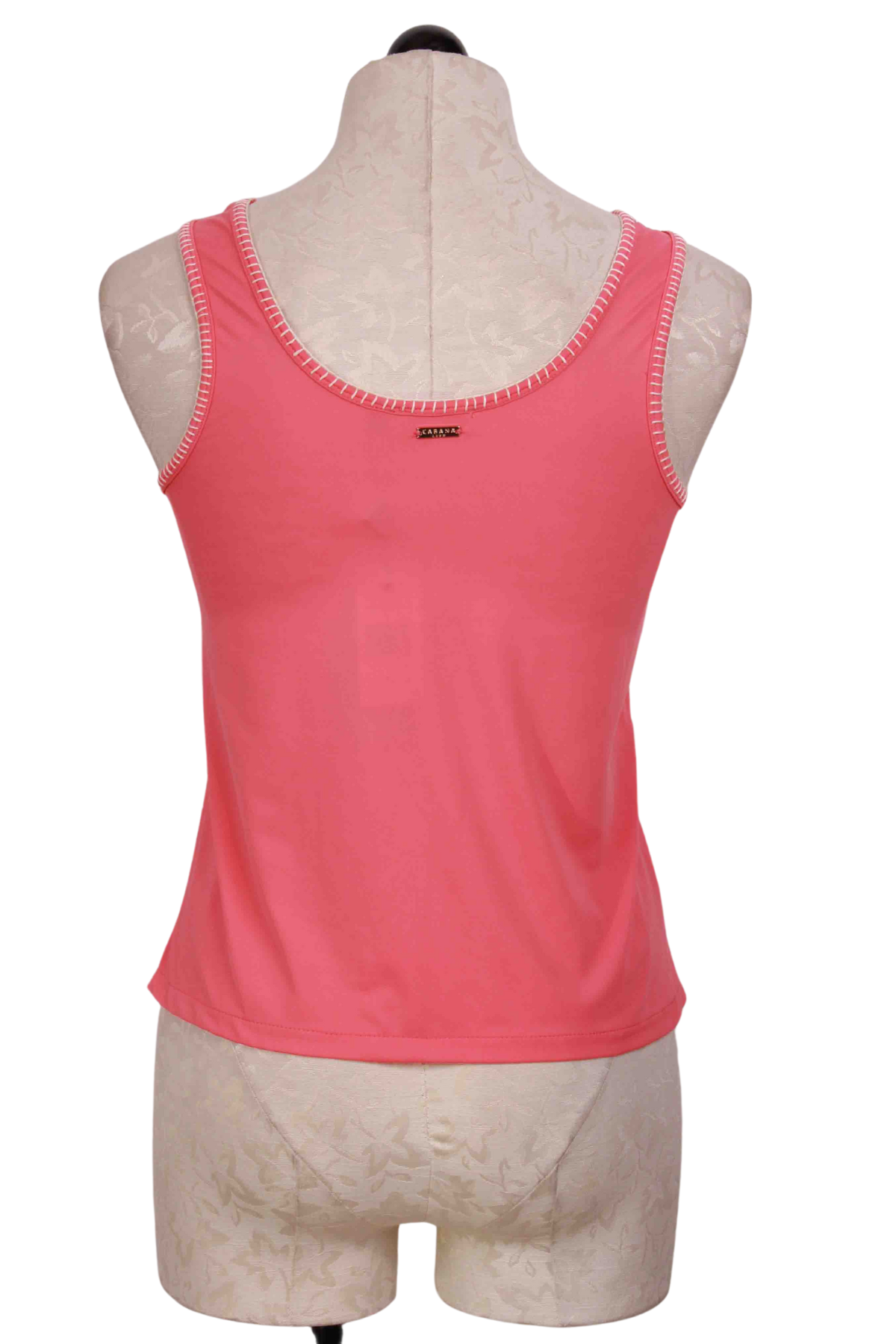 back view of Coral Whipstitch Tank Top by Cabana Life