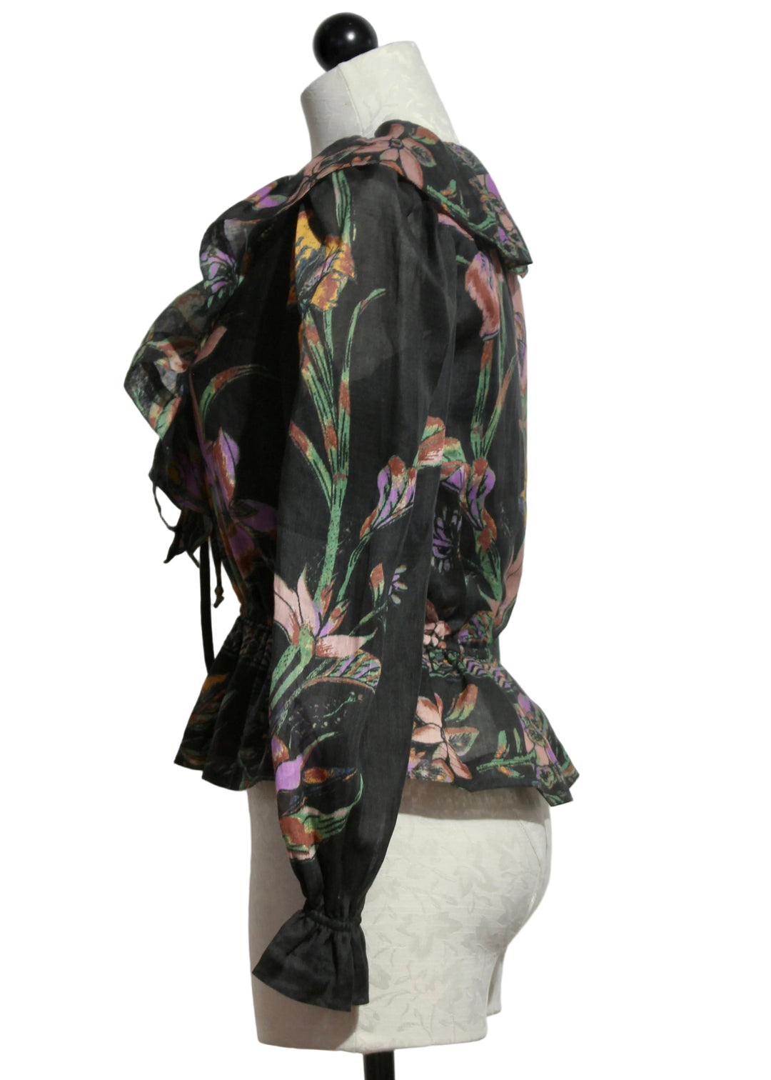 Side view of The Bythe Top by Marie Oliver in Nightshade