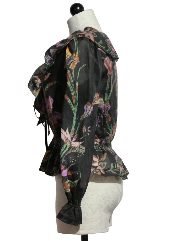 Side view of The Bythe Top by Marie Oliver in Nightshade