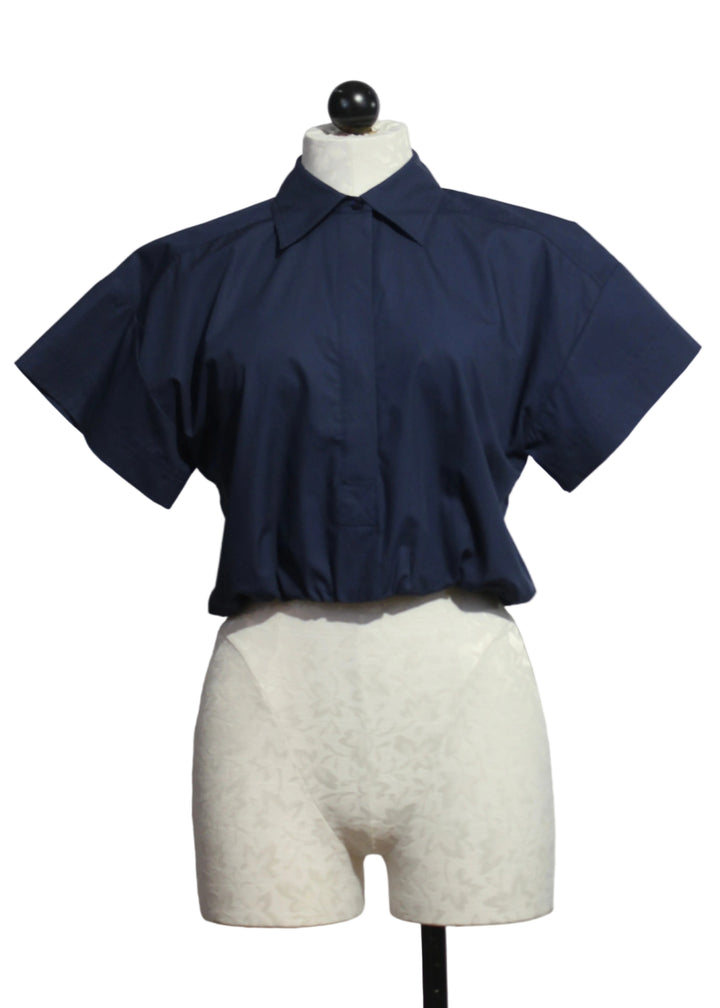 Navy Sierra Top by Marie Oliver