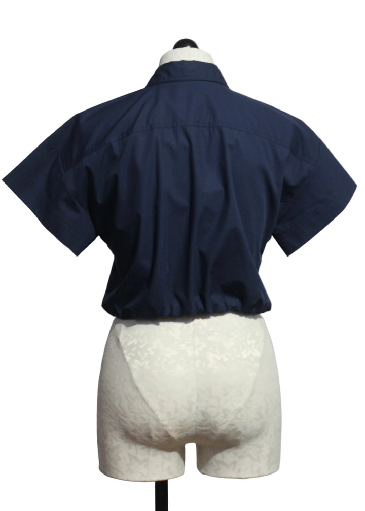 Back view of Navy Sierra Top by Marie Oliver