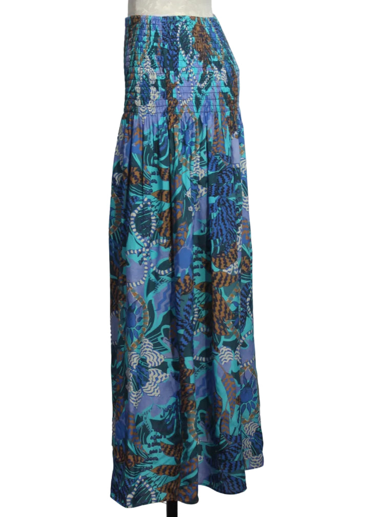 side view of the Stacy Skirt by Marie Oliver in the Medusa Print