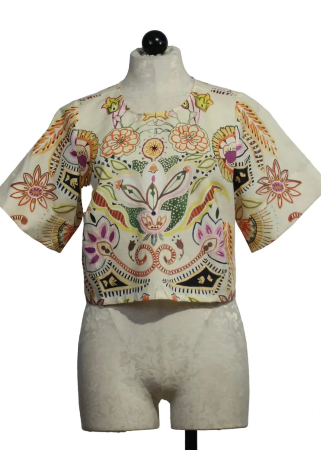 Drew Short Sleeve Top by Marie Oliver in the Haven Print